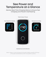 Anker Charger (140W, 4-Port, PD 3.1) with USB-C Cable - Anker - Flyclothing LLC