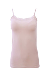EGI Luxury Modal Women's Lace-Trimmed Tank Top. Proudly Made in Italy.(1120) - tittimitti - Flyclothing LLC