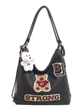 Cute Bear Adjustable Strap Handbag - Trendsi - Flyclothing LLC