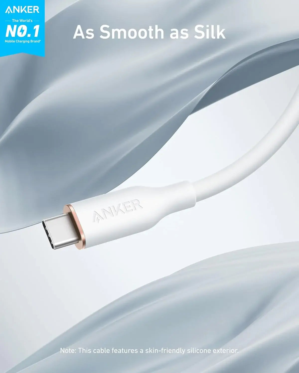 Anker <b>643</b> USB-C to USB-C Cable (Flow, Silicone) - Anker - Flyclothing LLC
