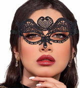Masquerade Lace Mask Women Black Lace Masks Costume Party Proms Face Mask Halloween Eye Mask - SHOMICOBOUTIQUE - Flyclothing LLC