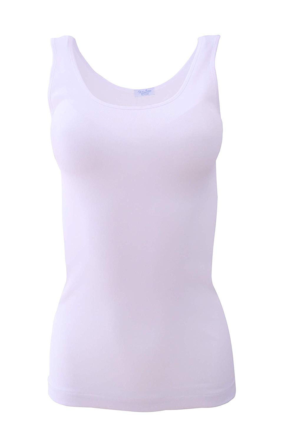 EGI Luxury 100%" Filo di Scozia Cotton Women's Tank(S - XXXL). Proudly Made in Italy. - tittimitti - Flyclothing LLC