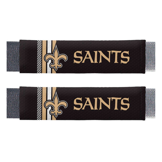 NFL - New Orleans Saints Rally Seatbelt Pad - Pair - Logo Brands - Flyclothing LLC