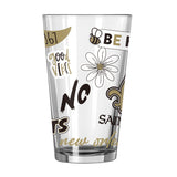 New Orleans Saints 16oz Native Pint Glass