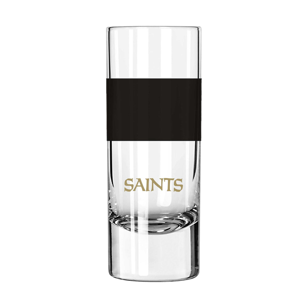 New Orleans Saints 2.5oz Colorblock Shooter Glass - Logo Brands - Flyclothing LLC