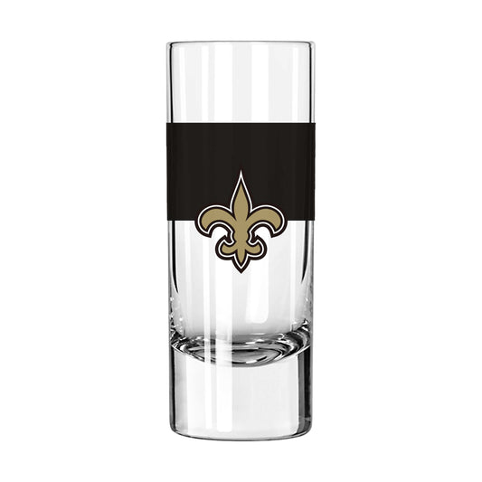 New Orleans Saints 2.5oz Colorblock Shooter Glass - Logo Brands - Flyclothing LLC