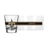 New Orleans Saints 2oz Stripe Shot Glass - Logo Brands - Flyclothing LLC