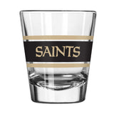 New Orleans Saints 2oz Stripe Shot Glass - Logo Brands - Flyclothing LLC
