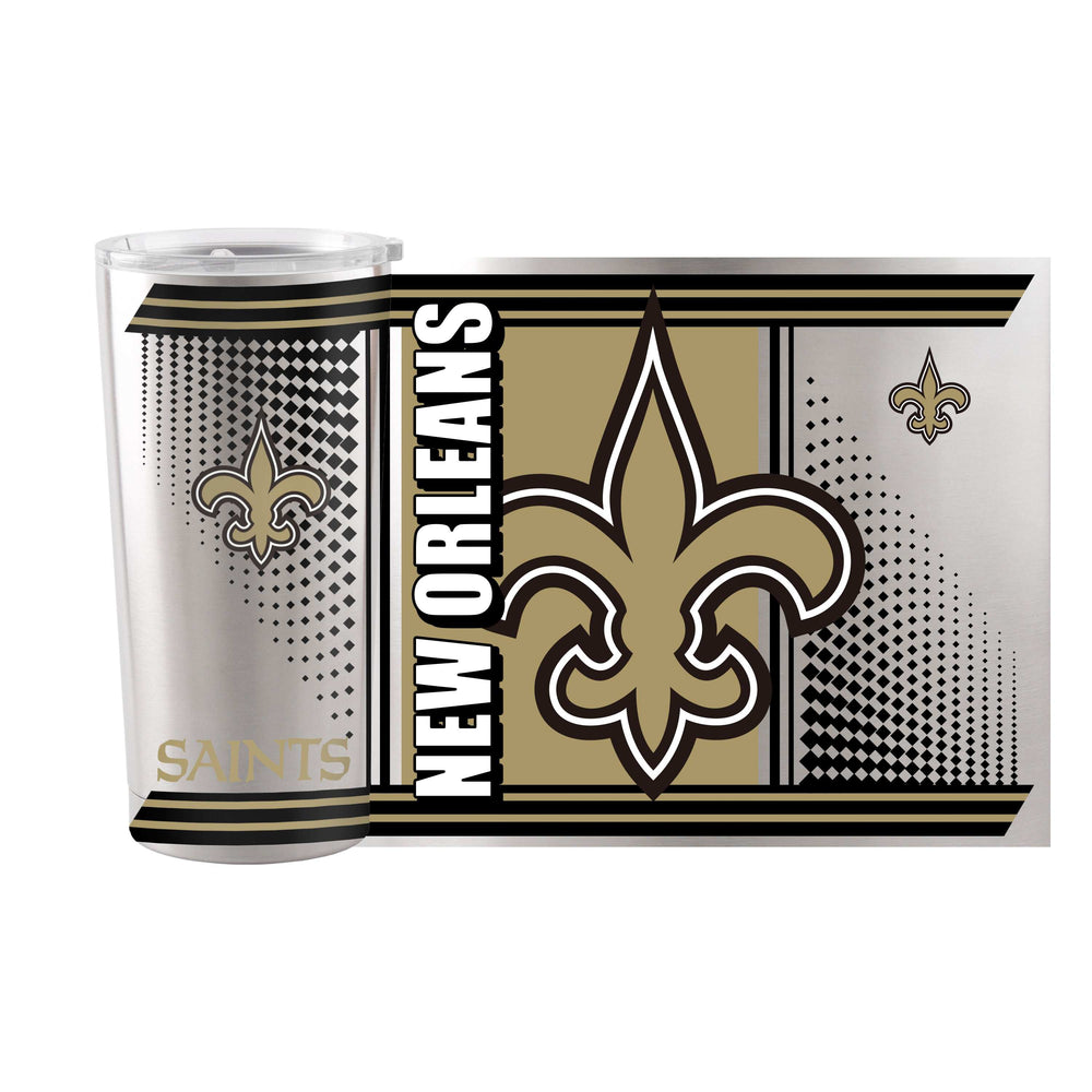 New Orleans Saints 20oz Hero Stainless Tumbler - Logo Brands - Flyclothing LLC