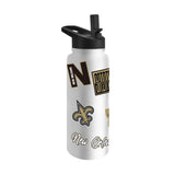 New Orleans Saints Dreamweave 34oz Quencher Bottle