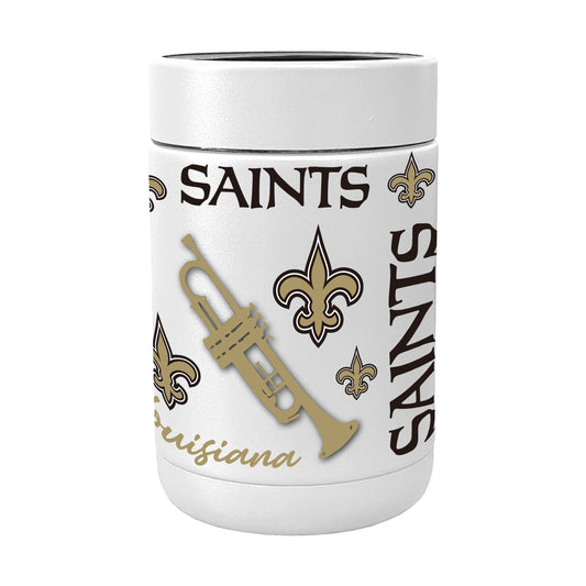 New Orleans Saints Powder Native Coat Coolie - Logo Brands - Flyclothing LLC