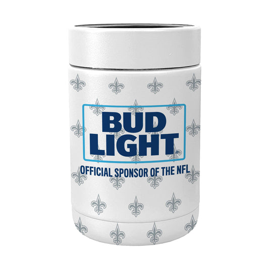 New Orleans Saints Budlight Powder Coat Coolie - Logo Brands - Flyclothing LLC