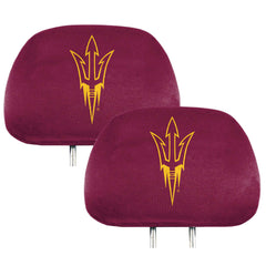Arizona State Sun Devils Printed Head Rest Cover Set - 2 Pieces - Arizona State