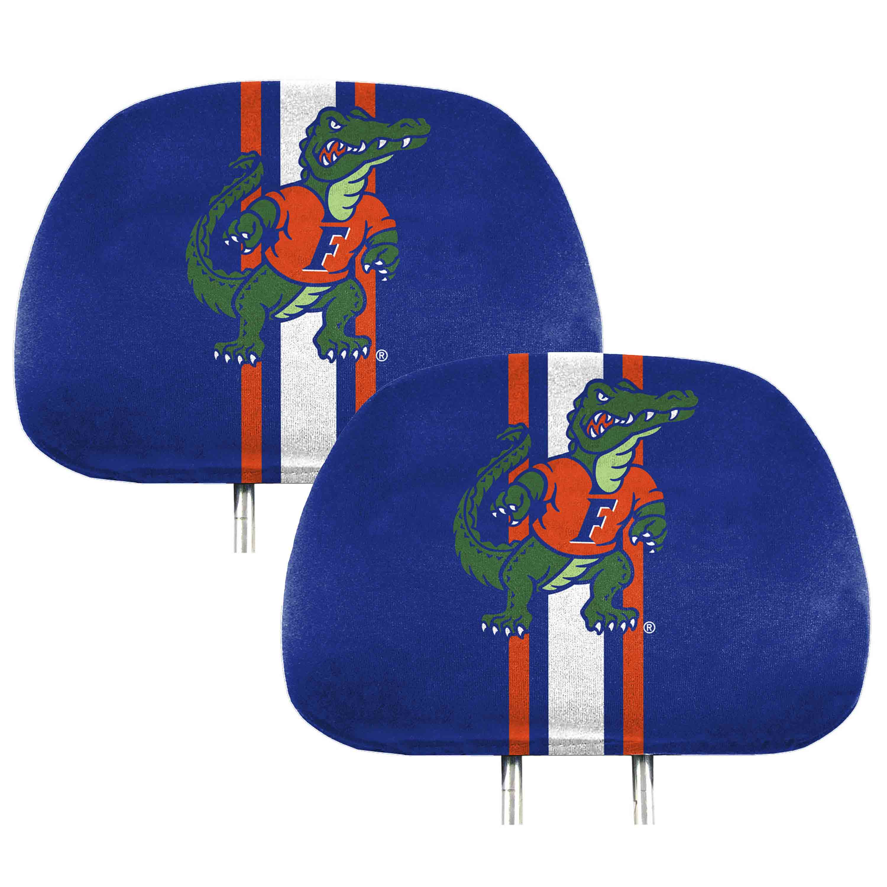 Florida Gators Printed Head Rest Cover Set - 2 Pieces - Florida