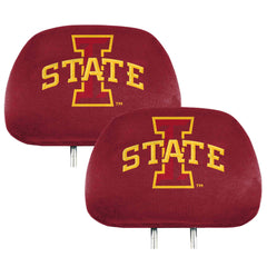 Iowa State Cyclones Printed Head Rest Cover Set - 2 Pieces - Iowa State