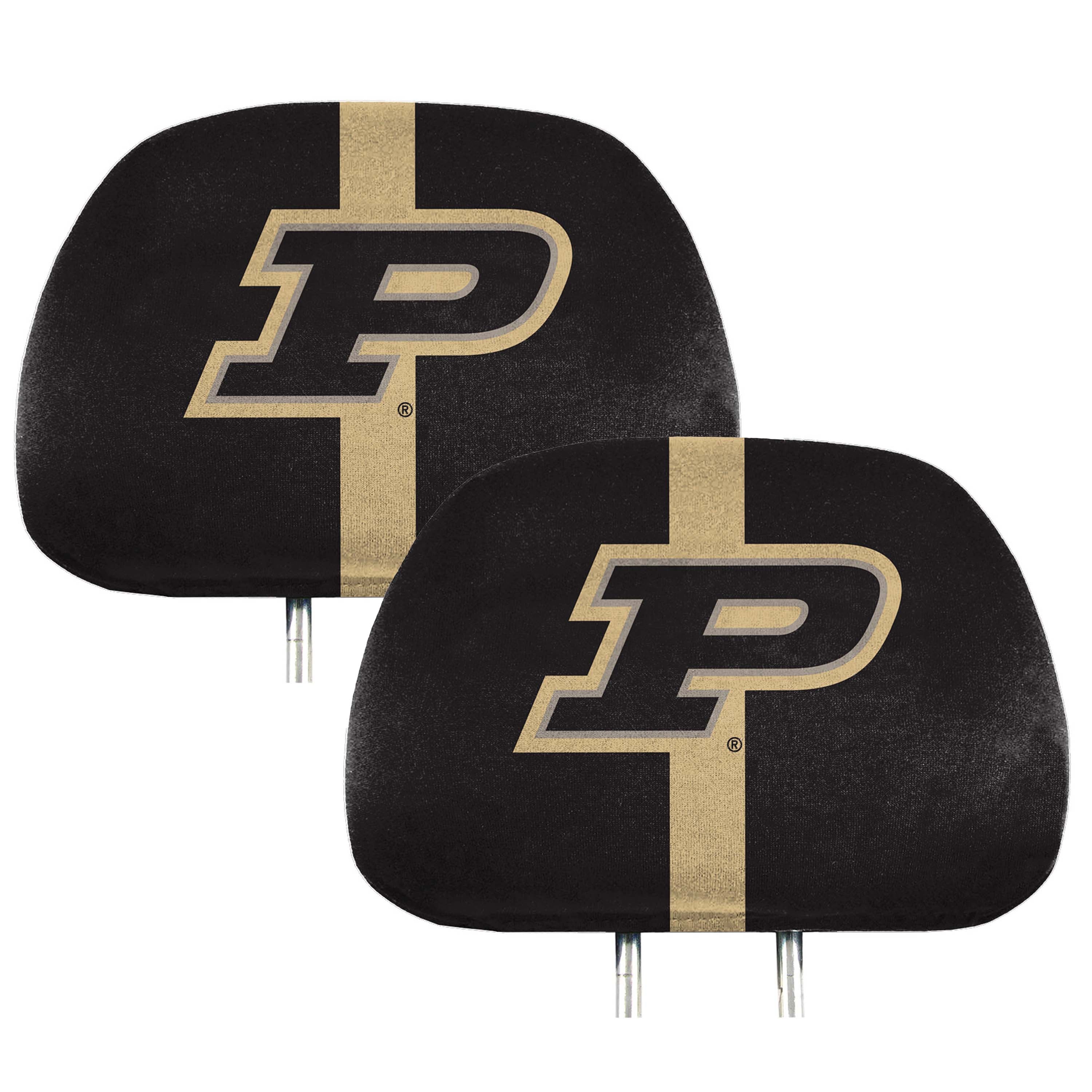 Purdue Boilermakers Printed Head Rest Cover Set - 2 Pieces - Purdue