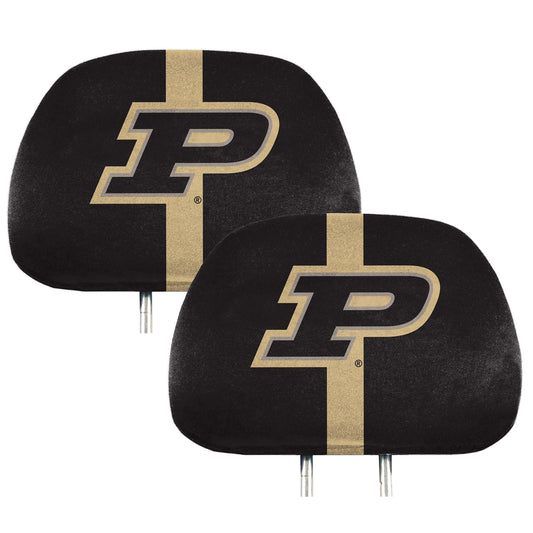 Purdue Boilermakers Printed Head Rest Cover Set - 2 Pieces - Purdue