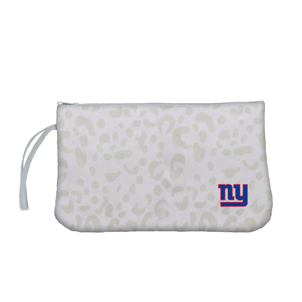 New York Giants Leopard Print Wristlet