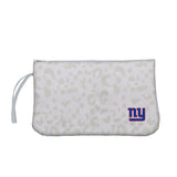 New York Giants Leopard Print Wristlet