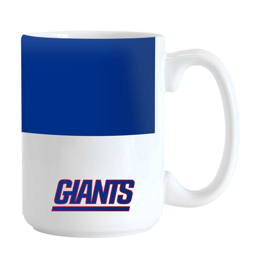 New York Giants 15oz Colorblock Sublimated Mug - Logo Brands - Flyclothing LLC