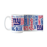 NY Giants 15oz Spirit Sublimated Mug - Logo Brands - Flyclothing LLC