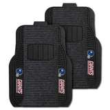 NFL - New York Giants 2-pc Deluxe Car Mat Set - Logo Brands - Flyclothing LLC