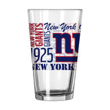 New York Giants 16oz Spirit Pint Glass