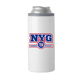 New York Giants Letterman 12 oz Slim Can Coolie - Logo Brands - Flyclothing LLC