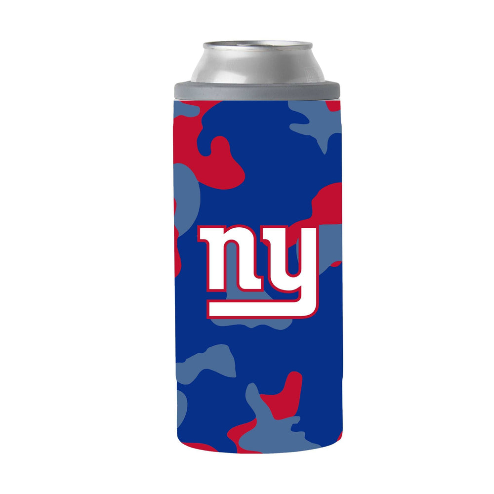 New York Giants Camo Swagger 12oz Slim Can Coolie - Logo Brands - Flyclothing LLC