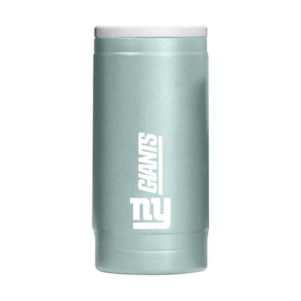 NY Giants Vertical Powder Coat Slim Can Coolie - Logo Brands - Flyclothing LLC