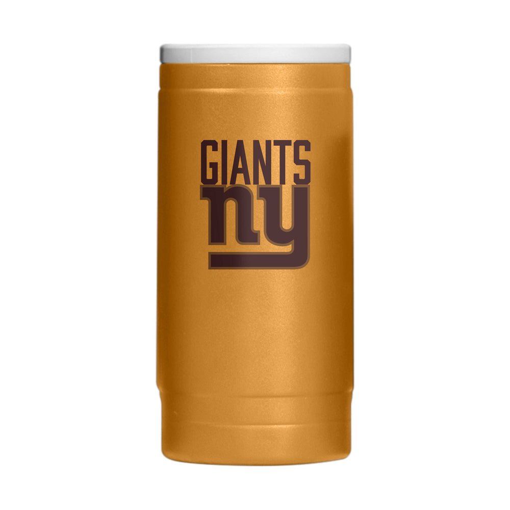NY Giants Huddle Powder Coat Slim Can Coolie - Logo Brands - Flyclothing LLC