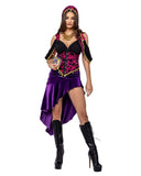 Roma Costume 3PC Deadly Gypsy Fortune Teller - Roma Costume - Flyclothing LLC
