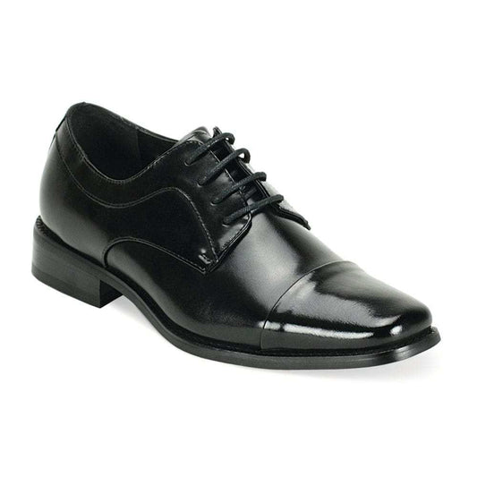 Giorgio Venturi Cap Toe Lace Shoe Black - Giorgio Venturi - Flyclothing LLC
