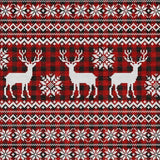 3' X 5' Red Black And Ivory Deer Washable Indoor Outdoor Area Rug - Homeroots - Flyclothing LLC