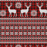 8' X 10' Red Black And Ivory Deer Washable Indoor Outdoor Area Rug - Homeroots - Flyclothing LLC