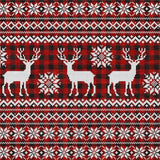 9' X 12' Red Black And Ivory Deer Washable Indoor Outdoor Area Rug - Homeroots - Flyclothing LLC