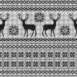 8' X 10' Silver Black And Ivory Deer Washable Indoor Outdoor Area Rug - Homeroots - Flyclothing LLC