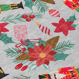 5' X 8' Silver Red Black Pink And Brown Floral Washable Indoor Outdoor Area Rug - Homeroots - Flyclothing LLC