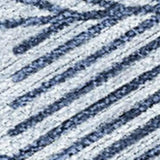 3' X 5' Sky Blue Navy Blue And Ivory Snowflake Washable Indoor Outdoor Area Rug - Homeroots - Flyclothing LLC