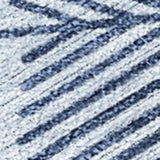 10' X 14' Sky Blue Navy Blue And Ivory Snowflake Washable Indoor Outdoor Area Rug - Homeroots - Flyclothing LLC