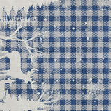 5' X 8' Blue Ivory And Gray Plaid Washable Indoor Outdoor Area Rug - Homeroots - Flyclothing LLC