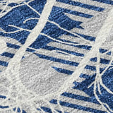 8' X 10' Blue Ivory And Gray Plaid Washable Indoor Outdoor Area Rug - Homeroots - Flyclothing LLC