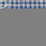 9' X 12' Blue Ivory And Gray Plaid Washable Indoor Outdoor Area Rug - Homeroots - Flyclothing LLC