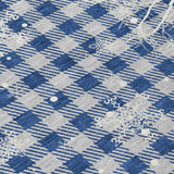 10' X 14' Blue Ivory And Gray Plaid Washable Indoor Outdoor Area Rug - Homeroots - Flyclothing LLC