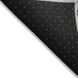 3' X 5' Gray Black And Ivory Plaid Washable Indoor Outdoor Area Rug - Homeroots - Flyclothing LLC