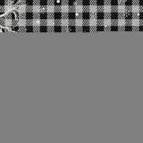 9' X 12' Gray Black And Ivory Plaid Washable Indoor Outdoor Area Rug - Homeroots - Flyclothing LLC