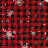 8' X 10' Red Black And Ivory Plaid Washable Indoor Outdoor Area Rug - Homeroots - Flyclothing LLC