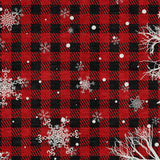 9' X 12' Red Black And Ivory Plaid Washable Indoor Outdoor Area Rug - Homeroots - Flyclothing LLC
