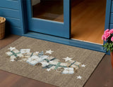 3' X 5' Brown Beige Ivory And Taupe Presents Washable Indoor Outdoor Area Rug - Homeroots - Flyclothing LLC