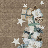 10' X 14' Brown Beige Ivory And Taupe Presents Washable Indoor Outdoor Area Rug - Homeroots - Flyclothing LLC